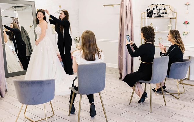 Rina’s Bridal creates a welcoming space where every bride shines.