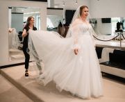 Brandi s Platinum Rewards program offers various specials and discounts to brides who order their wedding gown, bridesmaids dresses and moms  dresses at the boutique.  We try and make it a one-stop shop for everybody,  owner Brandi Nehmer says.  Basically it s just rewarding our customers for spending money with us. 