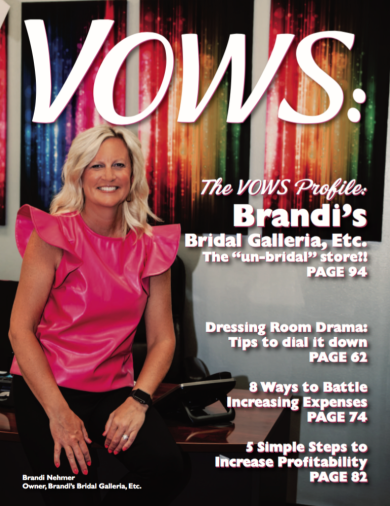 Brandi Nehmer takes a decidedly distinct approach to Brandi's Bridal Galleria Etc